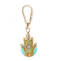 Chai Hamsa Hand Key Chain